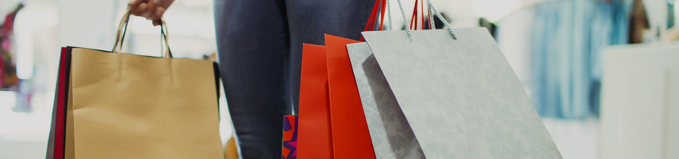 Custom paper shopping bags